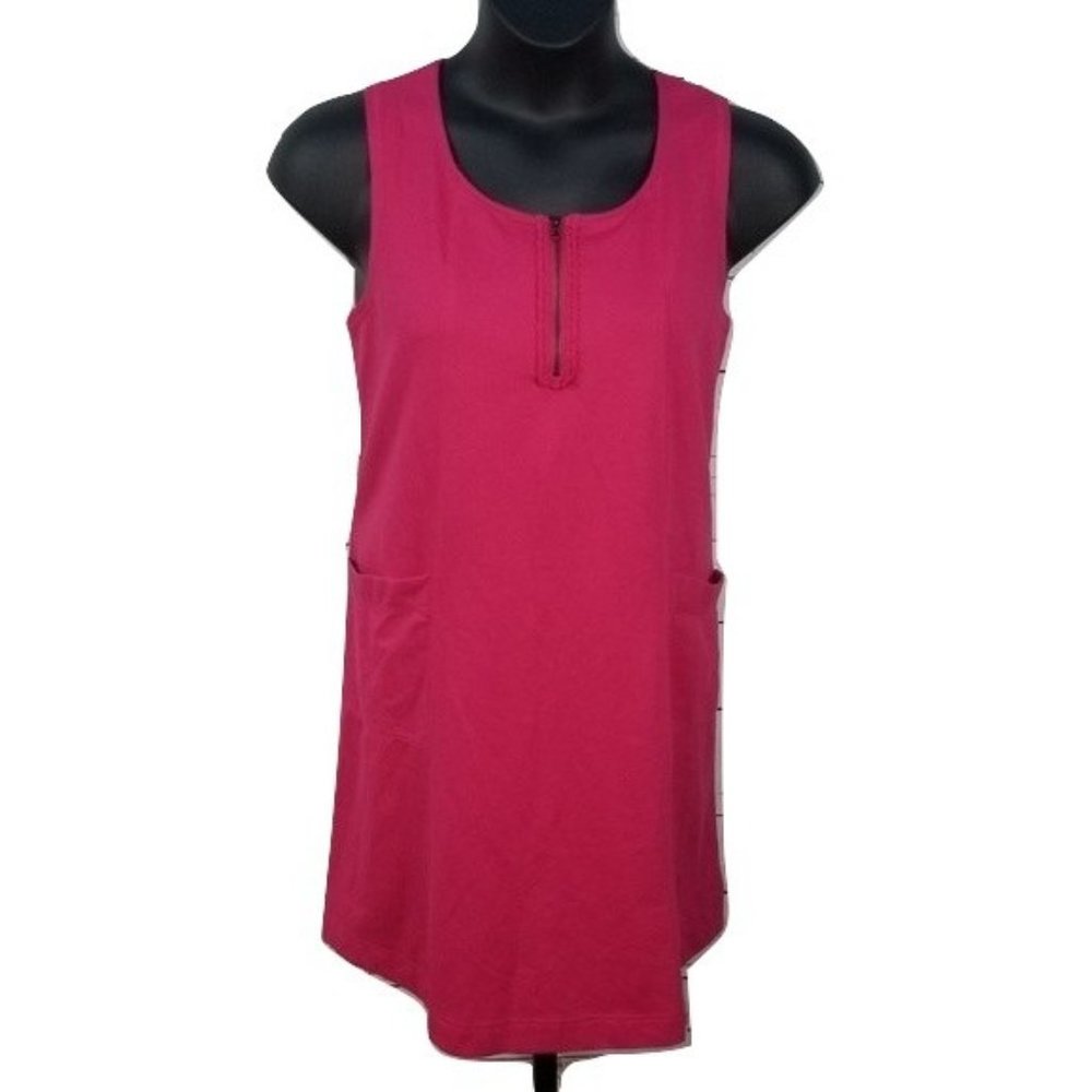 NWOT Stan Herman Sleeveless Quarter Zip Dress